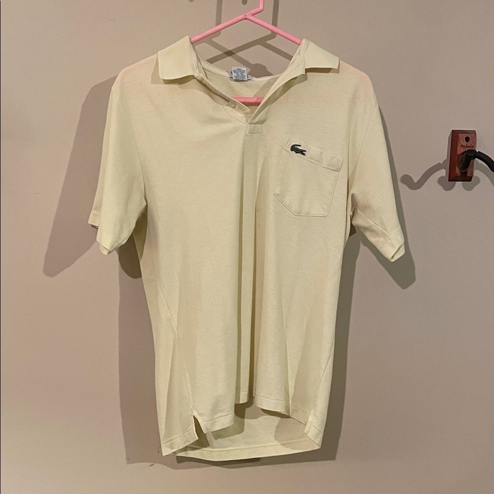 Lacoste Men's Polo Shirt in Cream